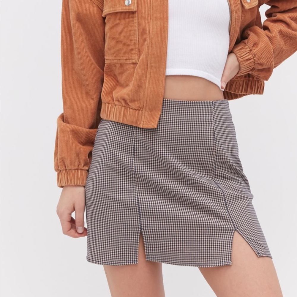 Urban Outfitters Checkered Mini Skirt